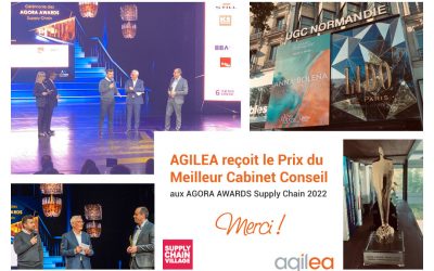 AGILEA RECEIVES THE BEST CONSULTING FIRM AWARD AT THE AGORA AWARDS SUPPLY CHAIN 2022.